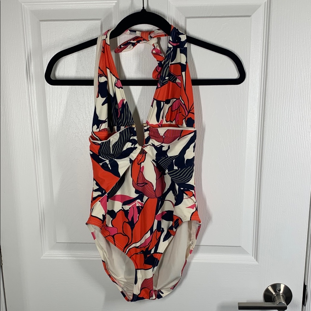 Vince Camuto one piece floral swimsuit size 12